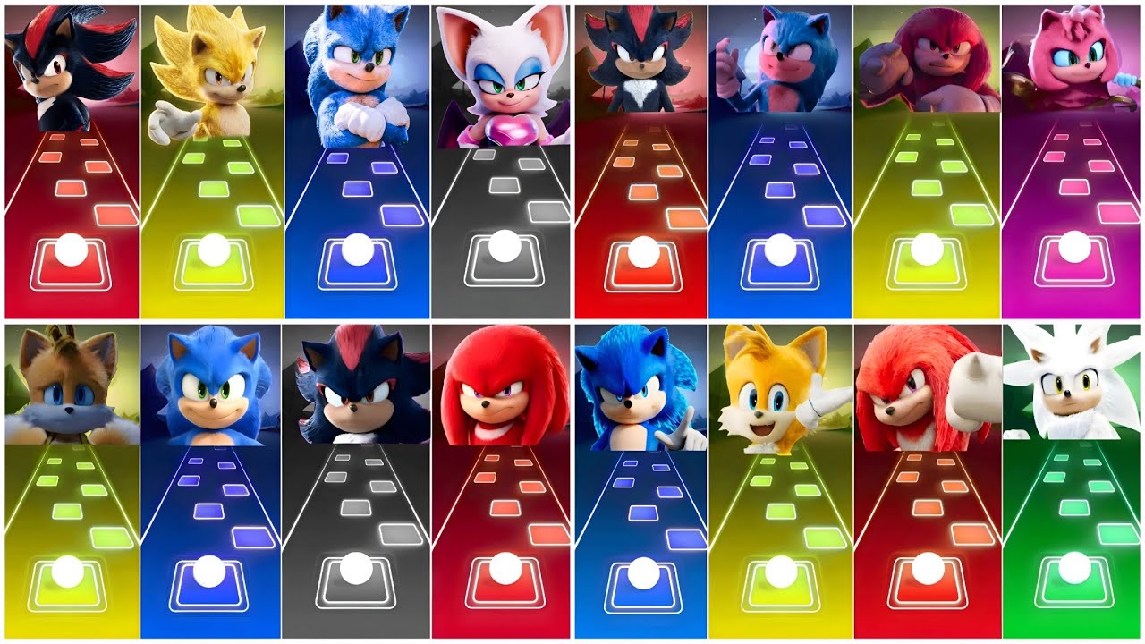 🔴 Sonic SUPER 😱 OTHER HEDGEHOG 3 Tiles Hop 🎯 Cedm rush 🟢 #112