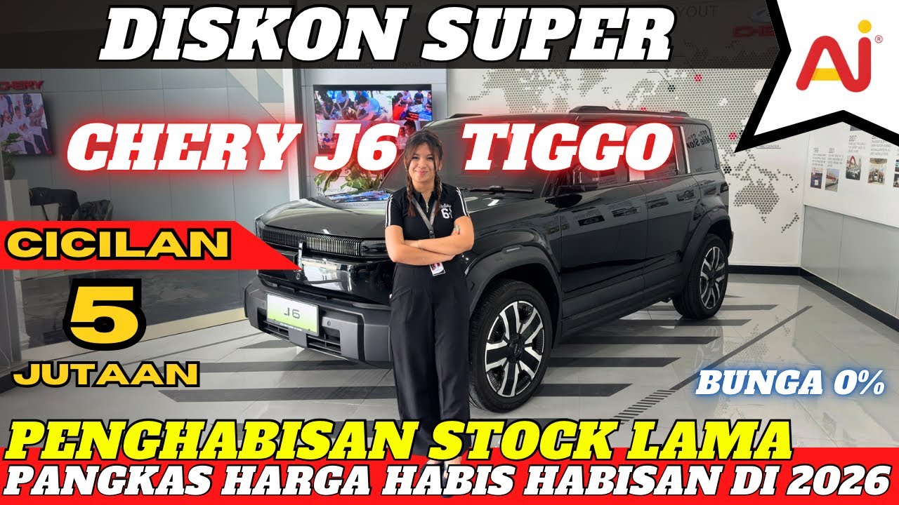 HABISKAN STOCK‼️HARGA PROMO & DISKON MOBIL BARU CHERY DI 2026 ‼️ PROMO LEBARAN NEGO BAYAR 50 JUTAAN