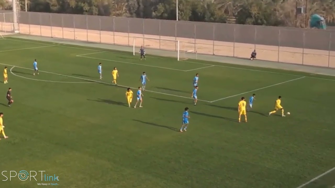 الكابتن سعيد الدوسري لاعب فريق الحزم U18  في مواجهة الجيل