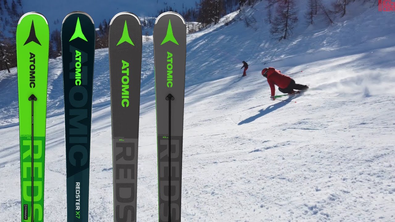 Porównanie Atomic Redster X9 vs X7 vs X7WB vs X9 WB - testy i recenzje nart - skiracecenter.pl
