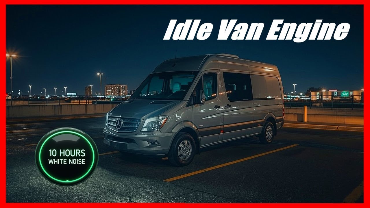 Parked Van Idle Sound, Gentle Engine White Noise for Sleep