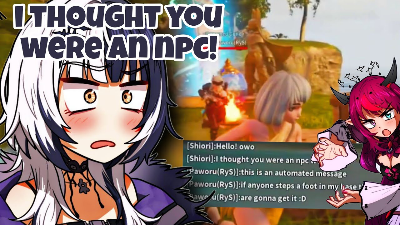 Shiori completely ignored IRyS, then gives her an assignment afterward