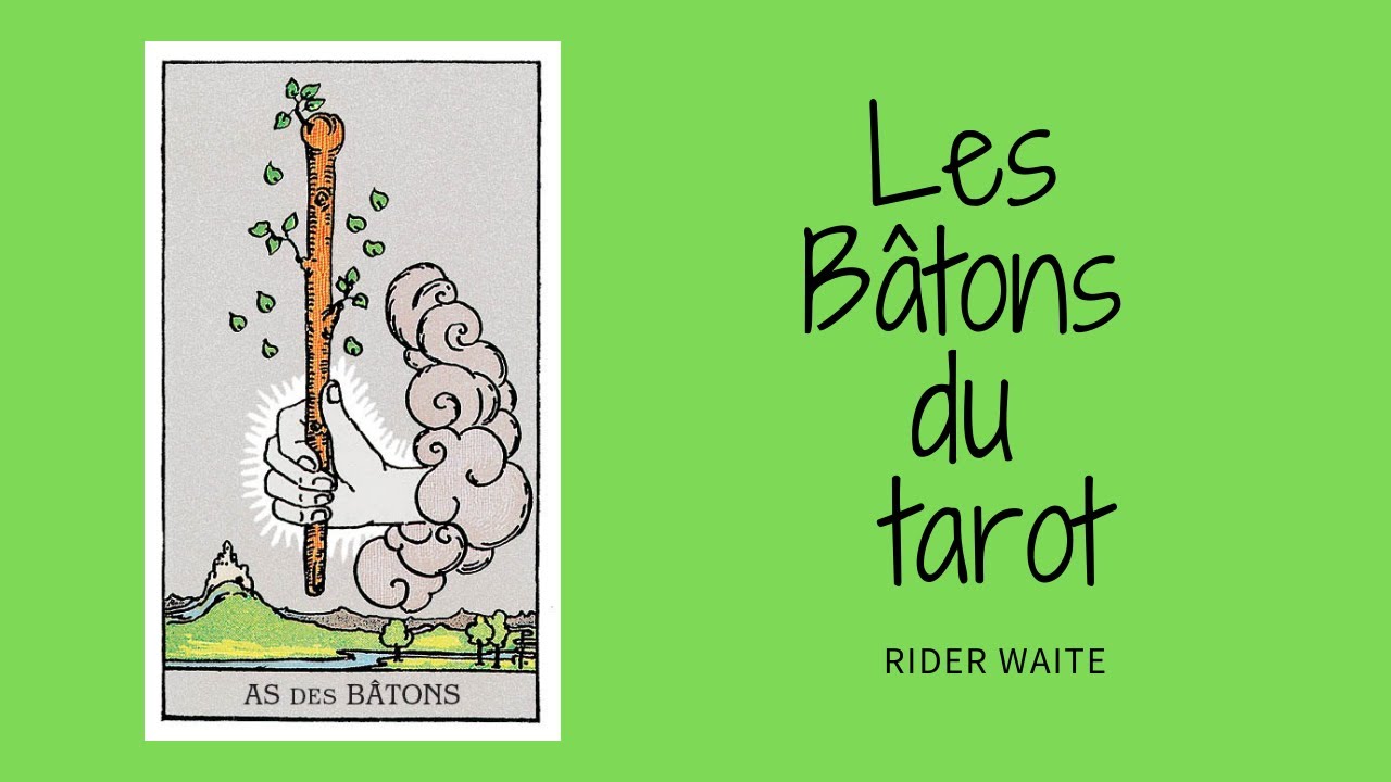 Significations basiques des arcanes mineurs de la suite des bâtons. #tarot #arcanesmineurs #coupes