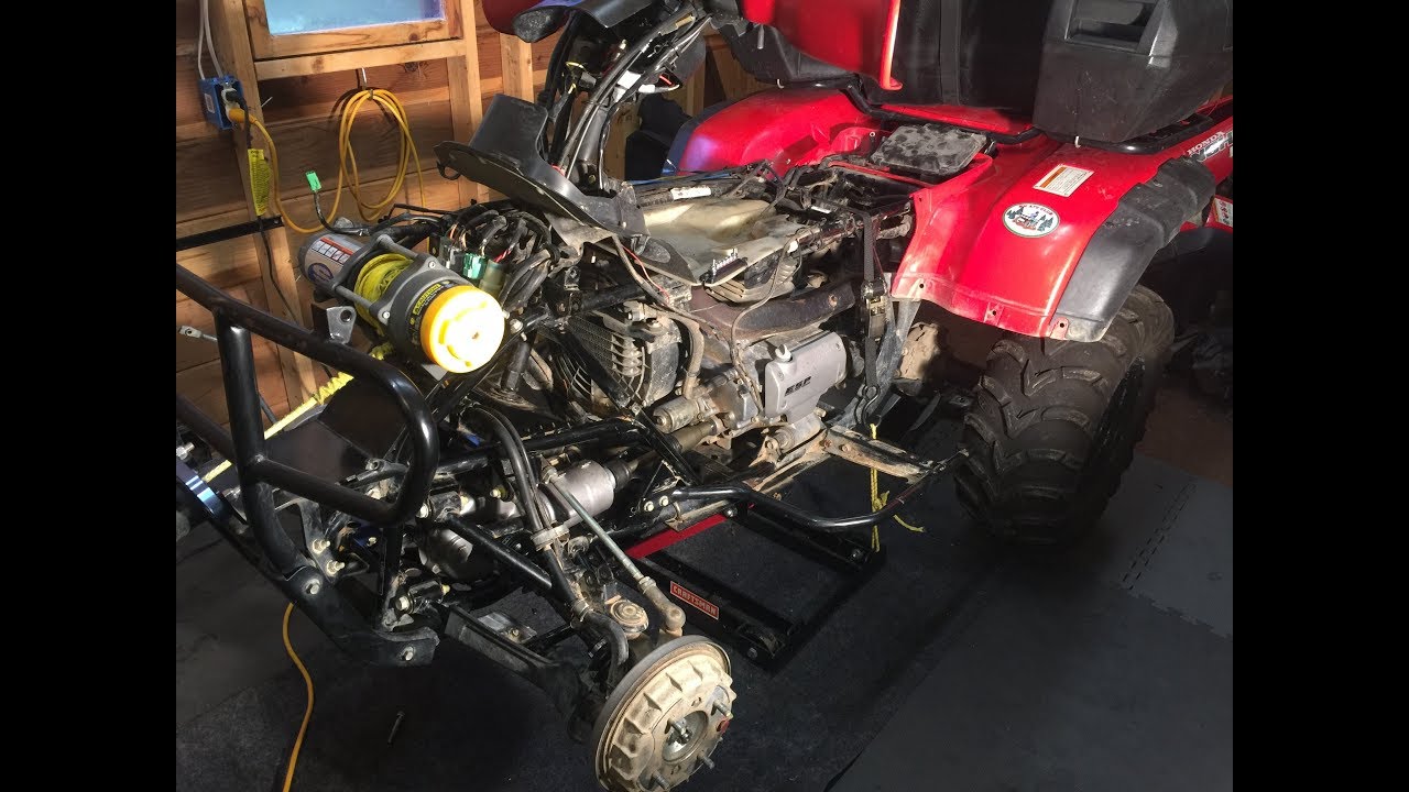 2001 Honda Rancher ES 4x4 to 4x4 and 4x2 Conversion Project