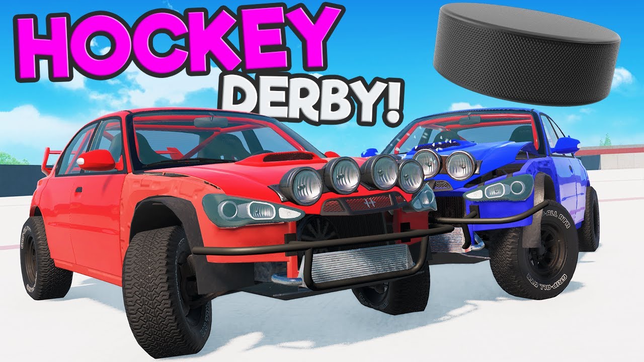 We Played Demo Derby Hockey in BeamNG Drive and it was a MISTAKE!