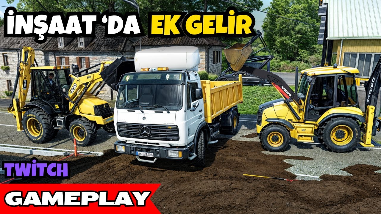 İNŞAATA SÖZLEŞMELİ ÇALIŞMAYA GİTTİM | FARMİNG SİMULATOR 2022 | FS 22