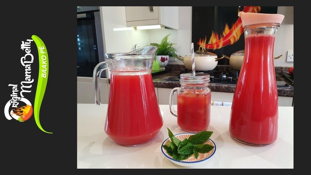 MY SPICY WATERMELON JUICE RECIPE. MUST TRY!