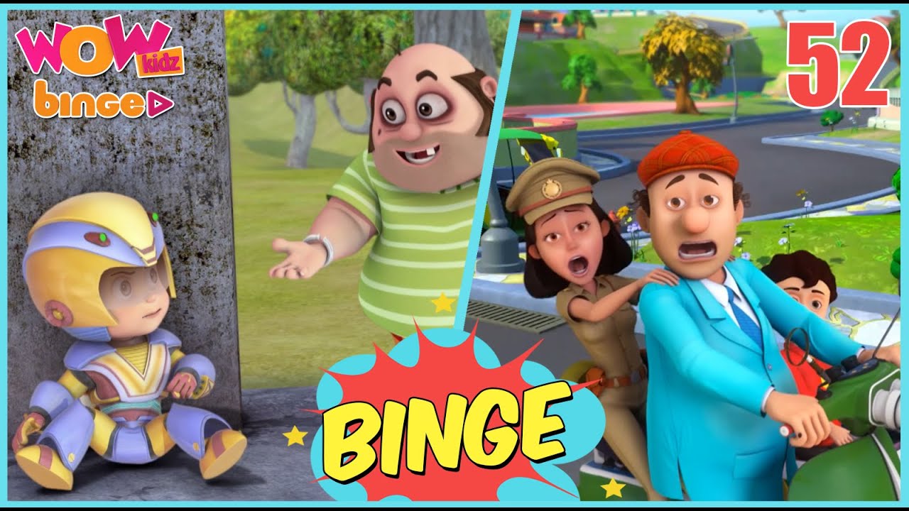 Kids Cartoon | VIR THE ROBOT BOY & CHACHA BHATIJA | Hindi Stories|  Compilation 52 | Wow Kidz Binge