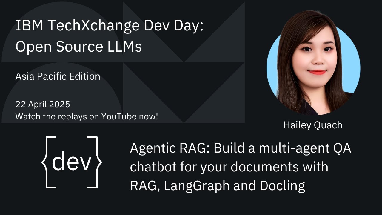 Agentic RAG: Build a multi-agent QA chatbot for your documents with RAG, LangGraph and Docling