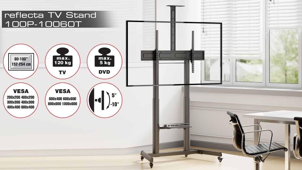 reflecta TV Stand 100P-10060T 23247 Video