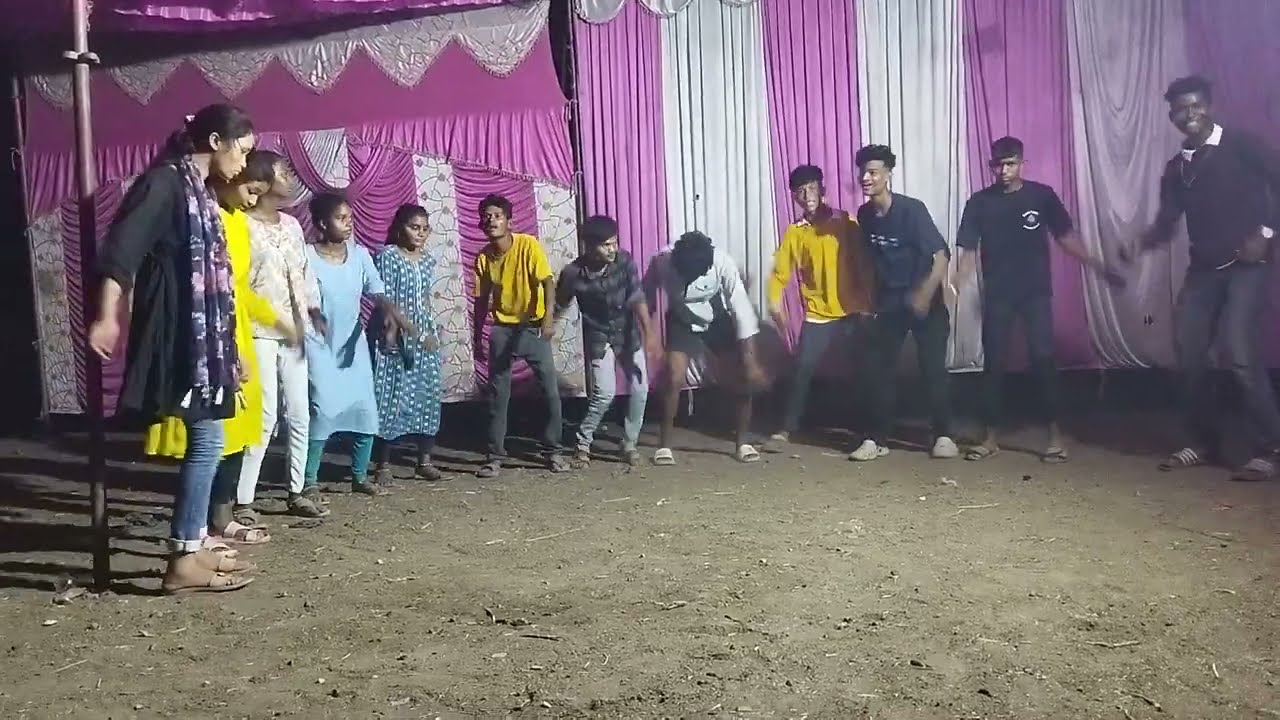 Village Dance In Marriage Mood Bejjur Shimbu Village Credits @Nenu_Me_Farmar_Abbayi_Shimbu @DJSAISS @sseditz24