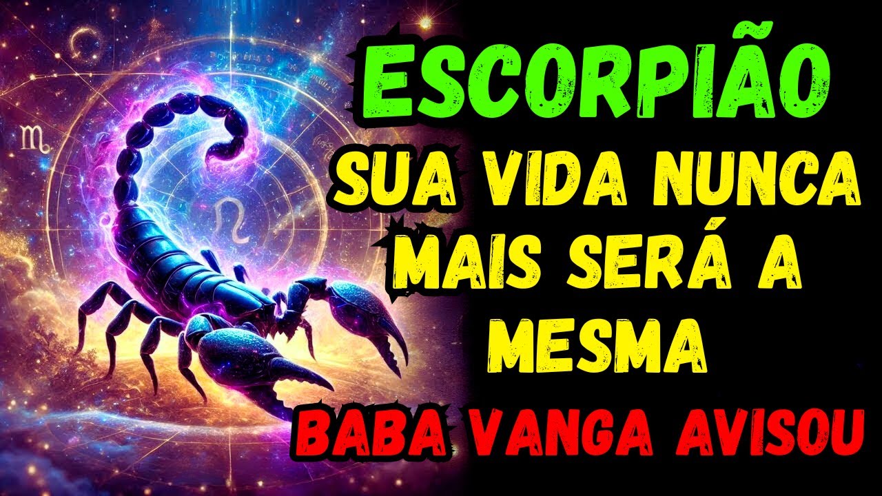Profecia para Escorpião em 2026 🦂 | O Aviso de Baba Vanga e a Metamorfose que Muda Tudo
