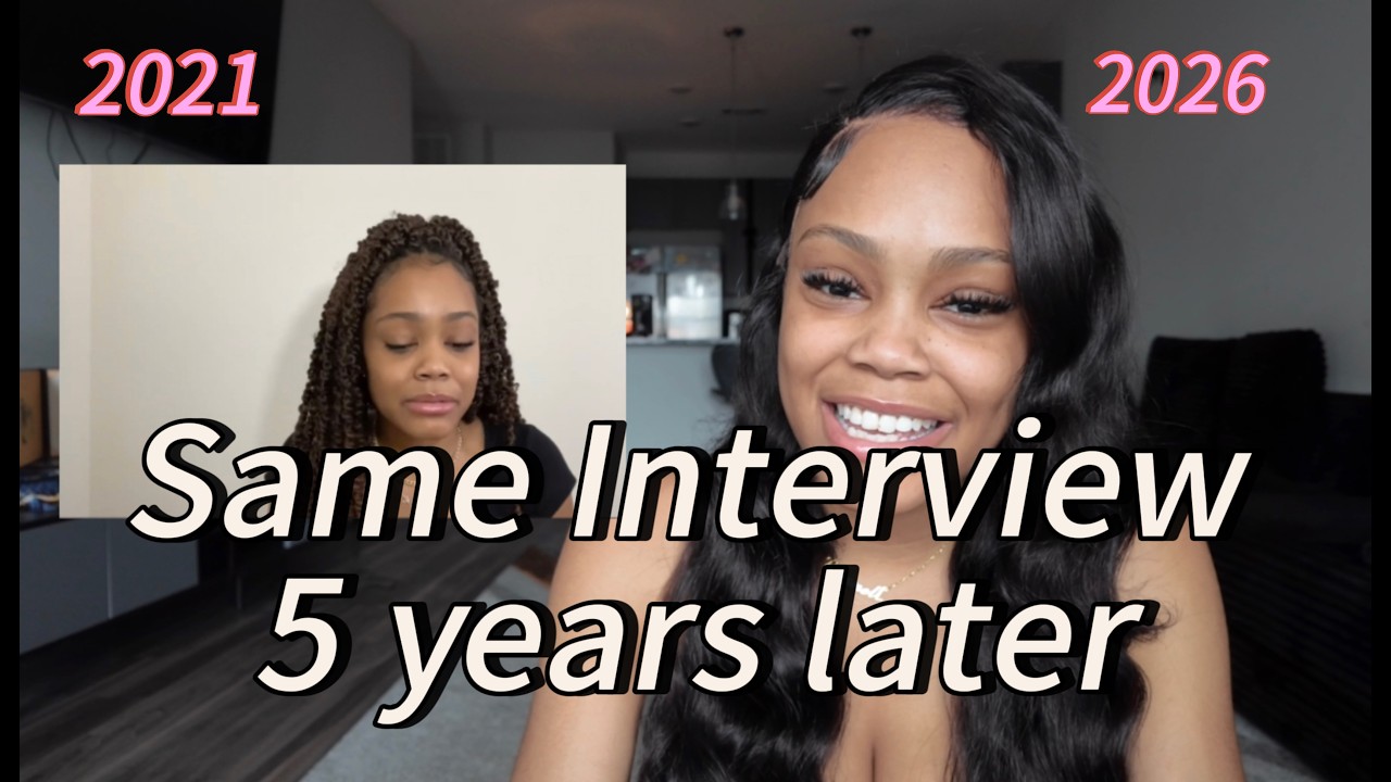 Same Interview 5 years later!!!!✨| posted my 1st video 5 years agooo