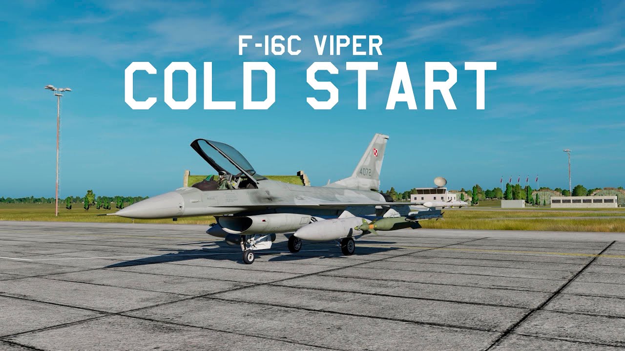 DCS F-16C Viper Cold Start Tutorial