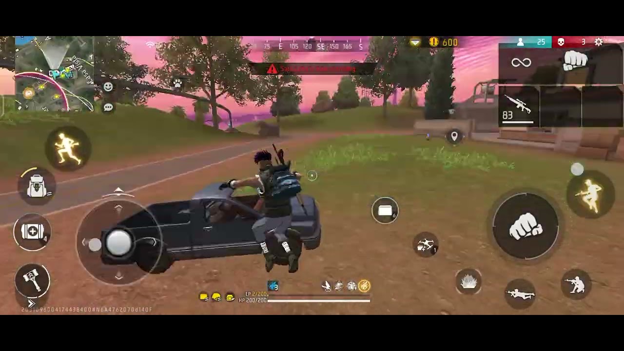 I Try Only One Gun and Kill Enemies in BR Game | Free Fire Gameplay...!!!