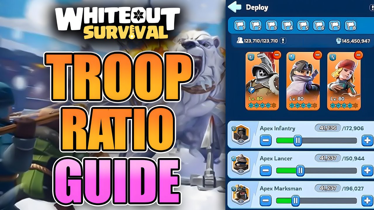 Only 5% of Players Know This!😲Set Troop Ratios the Right Way in Whiteout Survival | Quick Tips