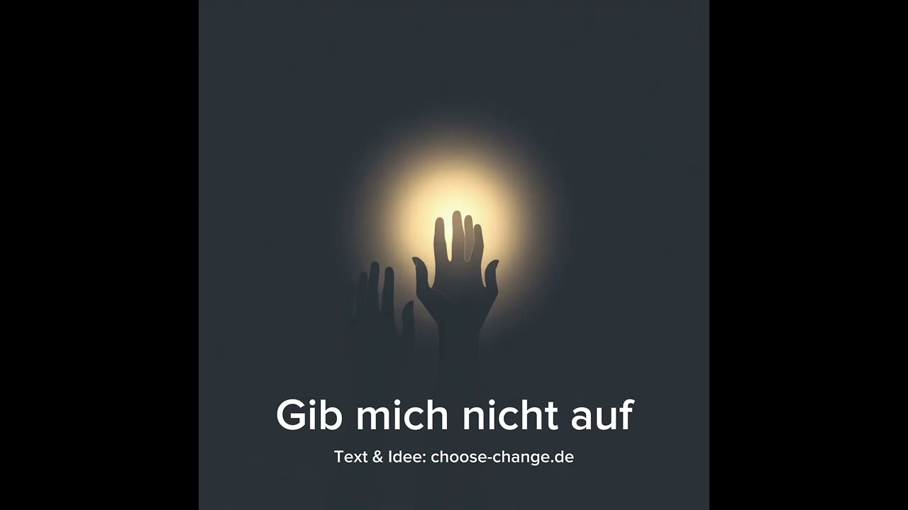 Gib mich nicht auf. 