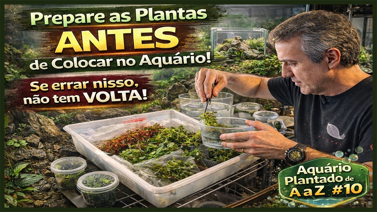 O Jeito CERTO de Preparar Plantas Para Aquário Plantado! - Aquário Plantado de A a Z #10