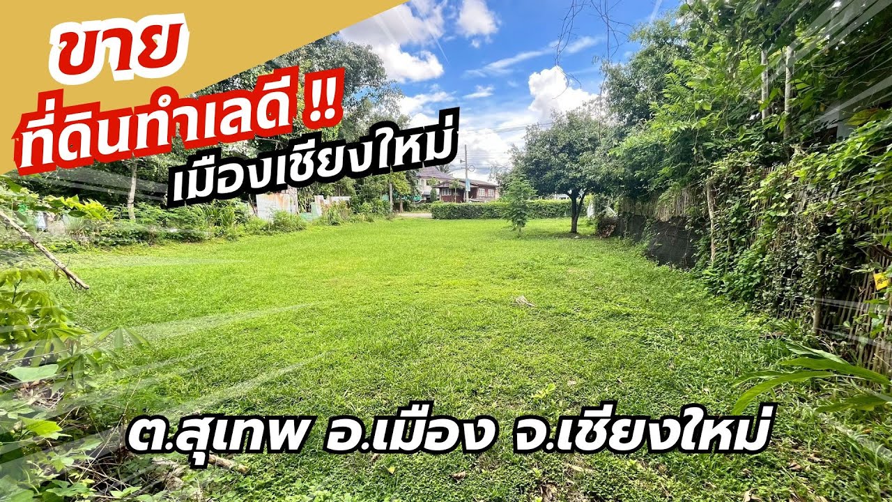 #AA0564 #ขายที่ดินอำเภอเมืองเชียงใหม่ ถนนวัดช้างทอง ใกล้สนามบินเชียงใหม่