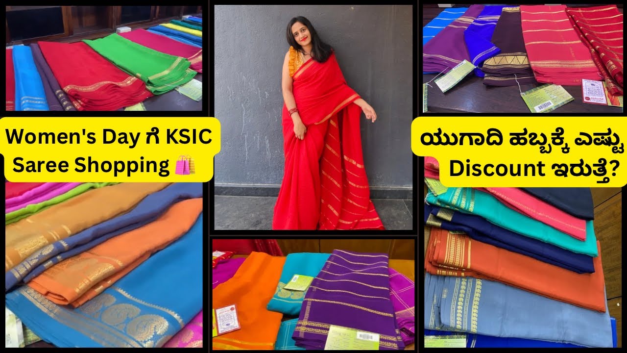 KSIC Mysore Silk Saree Shopping 🛍️ with My Mother in law 😍