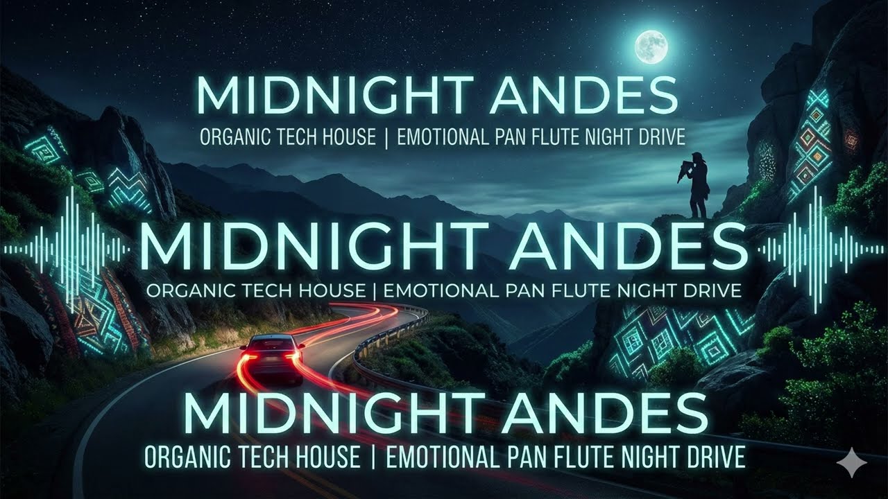Midnight Andes 🌃 Organic Tech House (Emotional Pan Flute Night Drive)