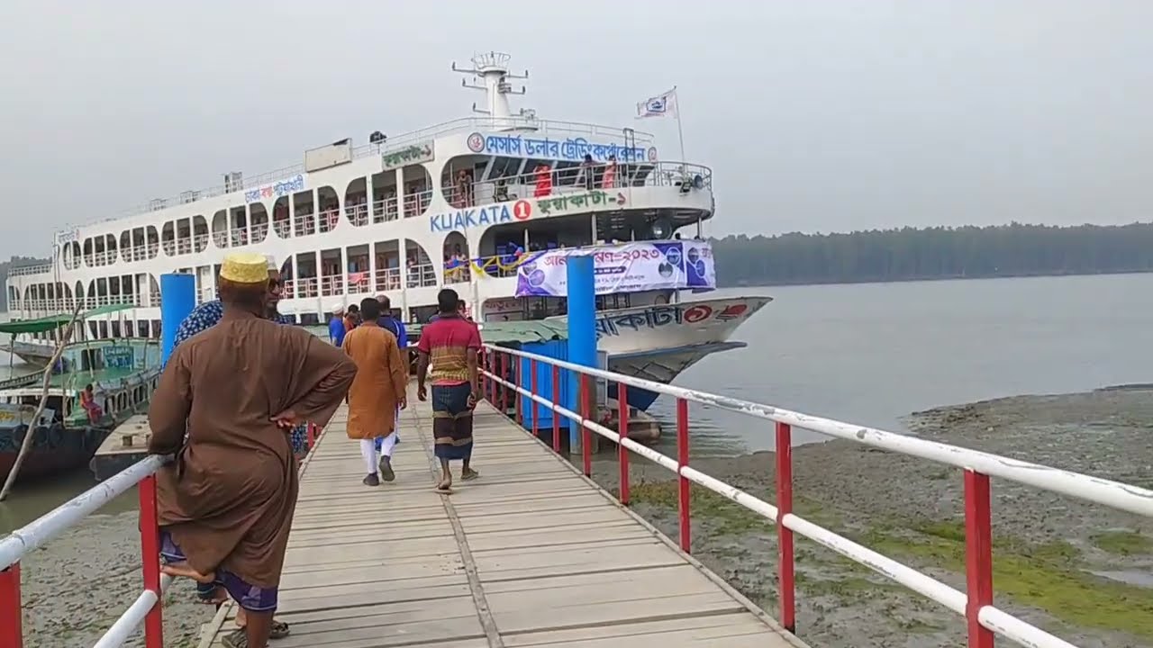A Launch Journey towards South | Sonar Char | Char Montaz | Hare Island | Patuakhali, Bangladesh