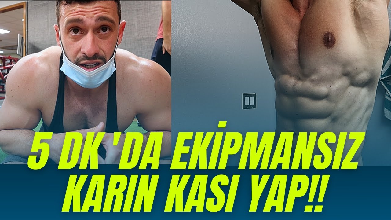 5DK’da EKİPMANSIZ YAĞ YAKAN KARIN RUTİNİM