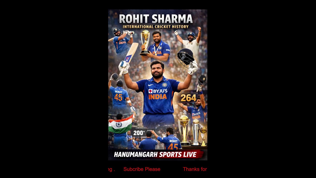 Rohit Sharma Cricket History #cricket #shortfeed #live