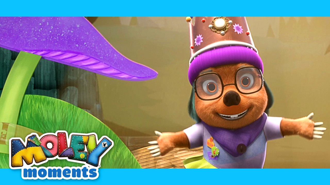 MoleTown Is A Stage! 🧙‍♂️ 🎭 | MOLEY MOMENTS | Short Cartoons for Kids
