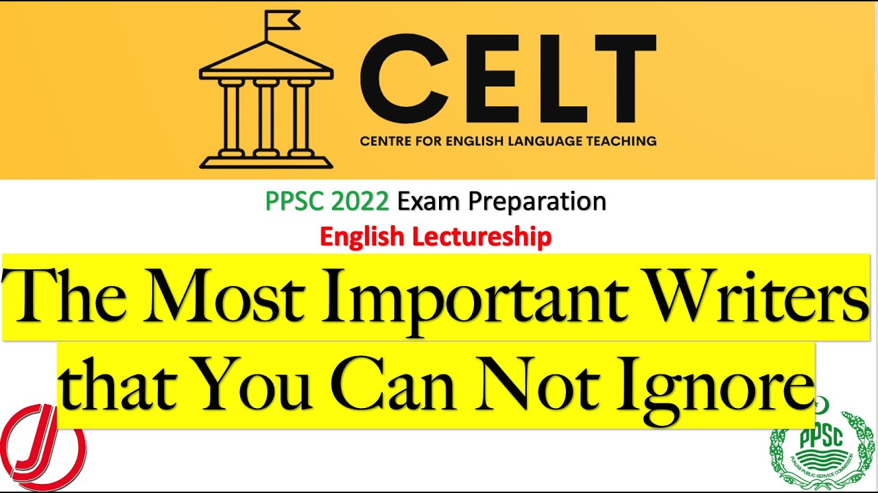 Important Writers for PPSC English Lectureship Exam