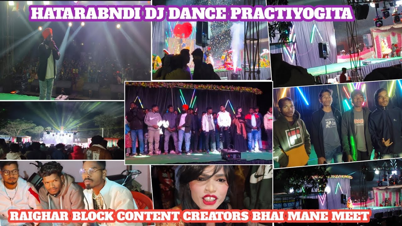 HATABHARANDI DJ DANCE PRACTIYOGITA RE RAIGHAR BLOCK CONTENT CREATORS BHAI MEET UP😍||@lsharisblog7424