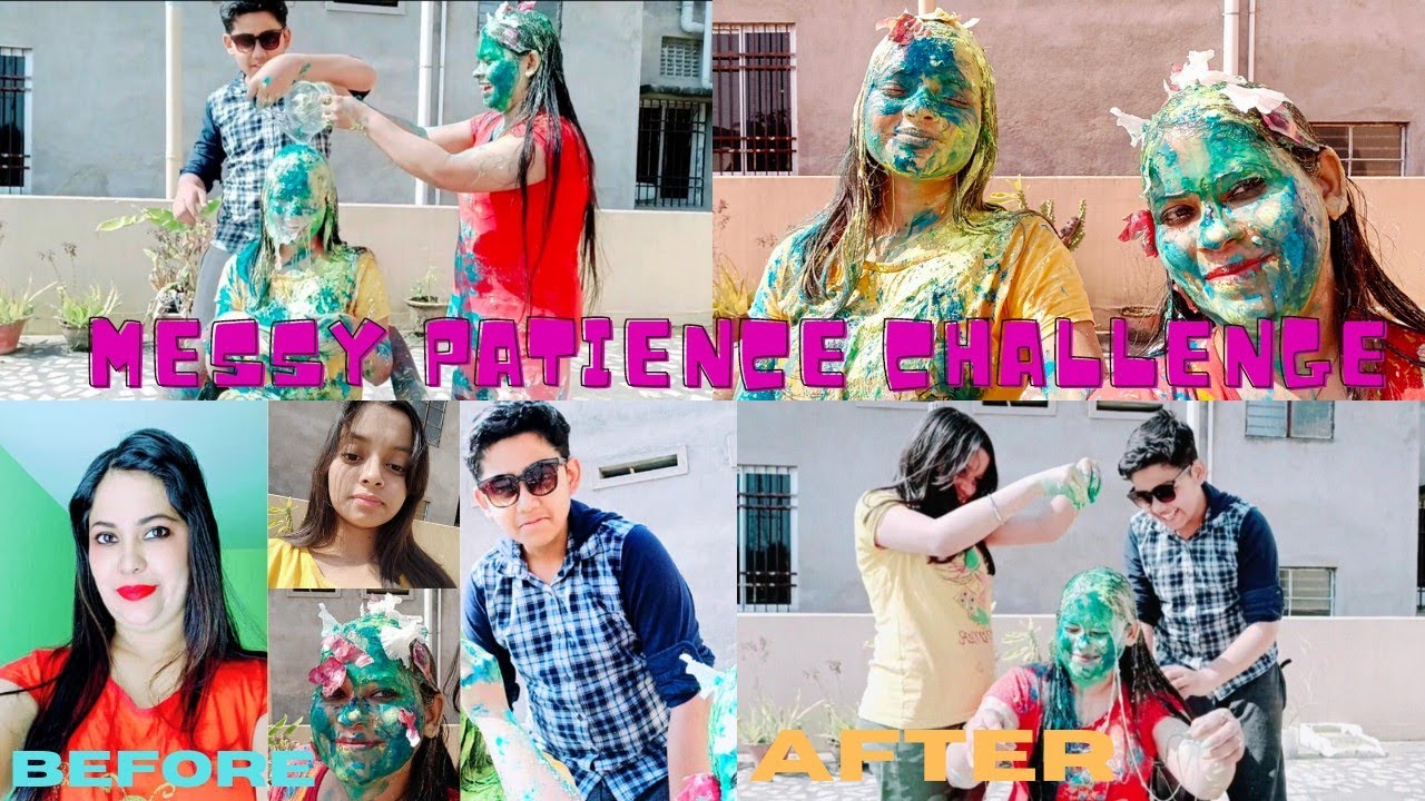 MESSY PATIENCE 🤪🧐🥚🧄🤯 CHALLENGE !! Highly Requested Challenge 😜