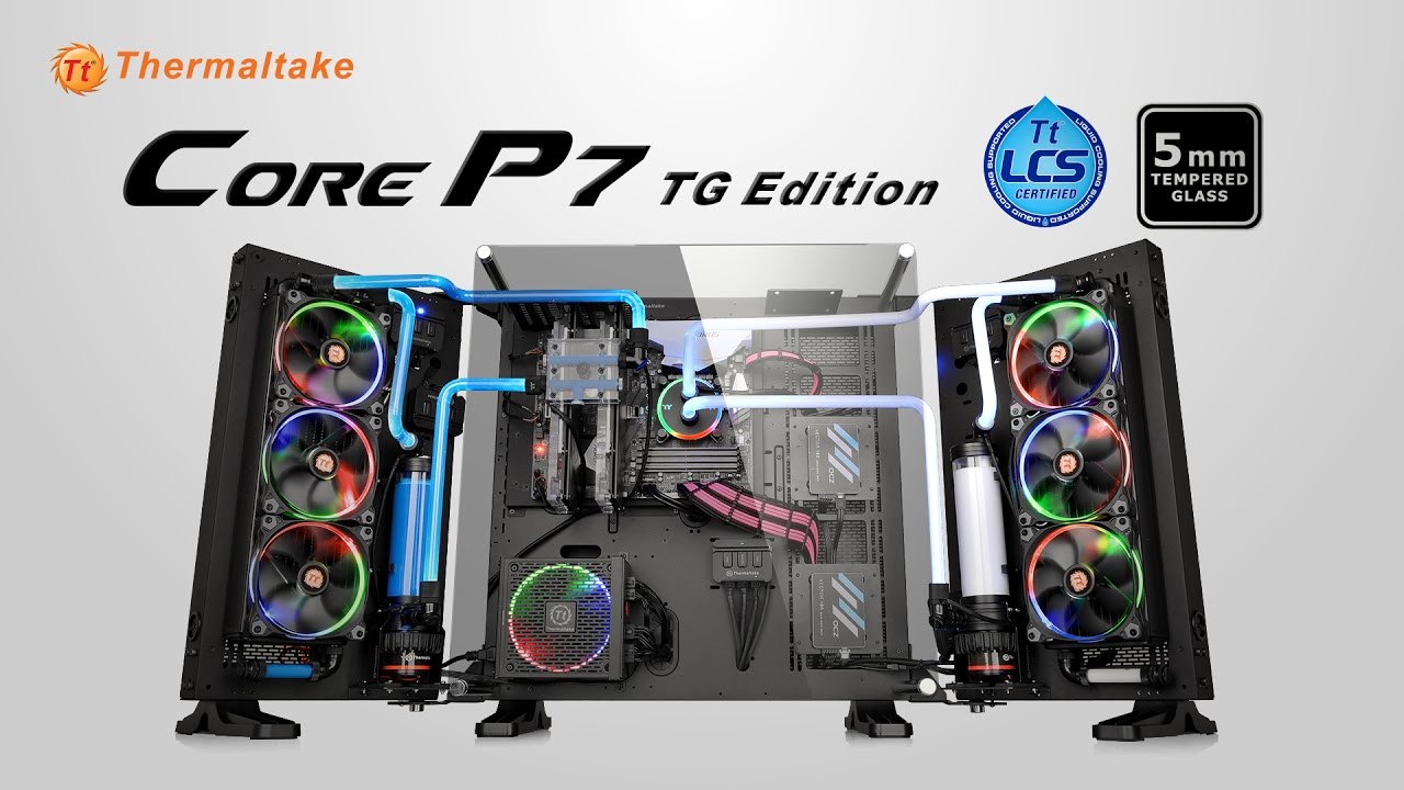 Thermaltake Core P7 Tempered Glass Edition Full Tower Chassis Product Animation