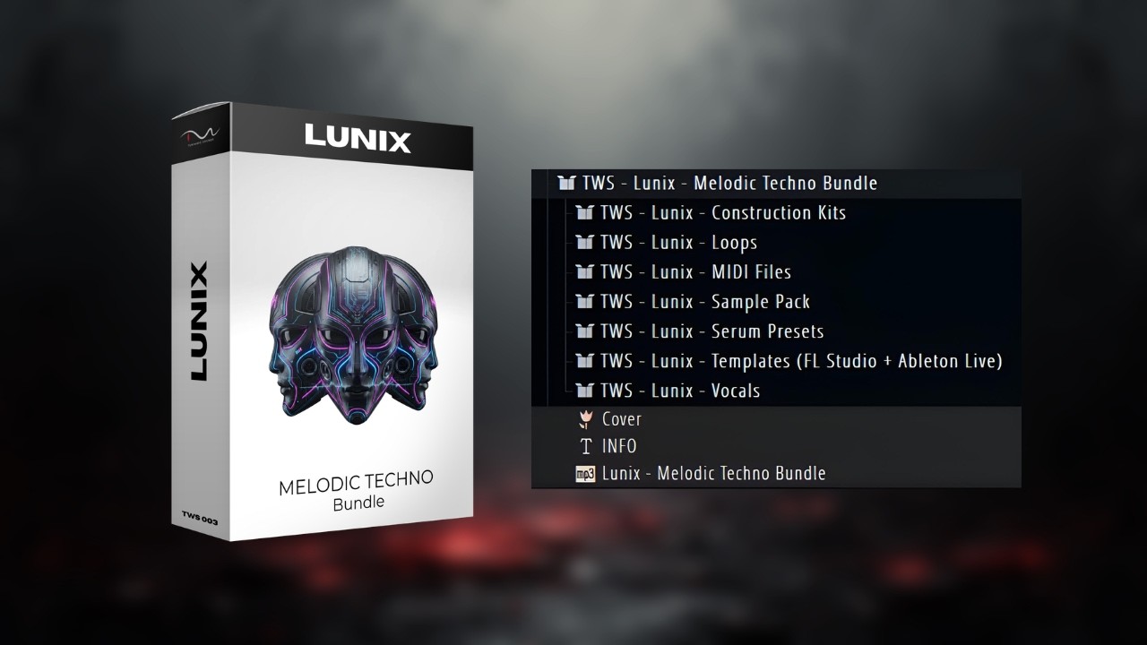 Modern Melodic Techno Sample Pack Inspired by Anyma | LUNIX (Serum Presets + Templates)