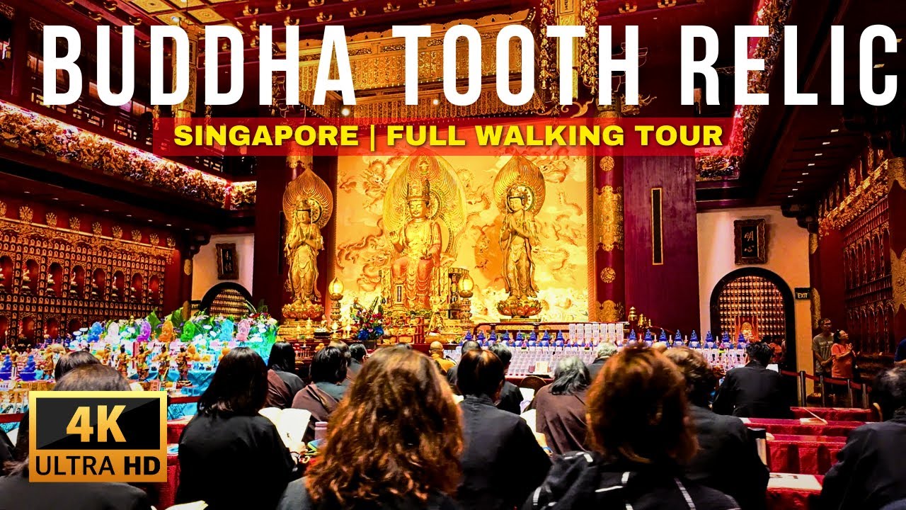Exploring Buddha Tooth Relic Temple in Chinatown | Full Level Tour + Interesting Facts