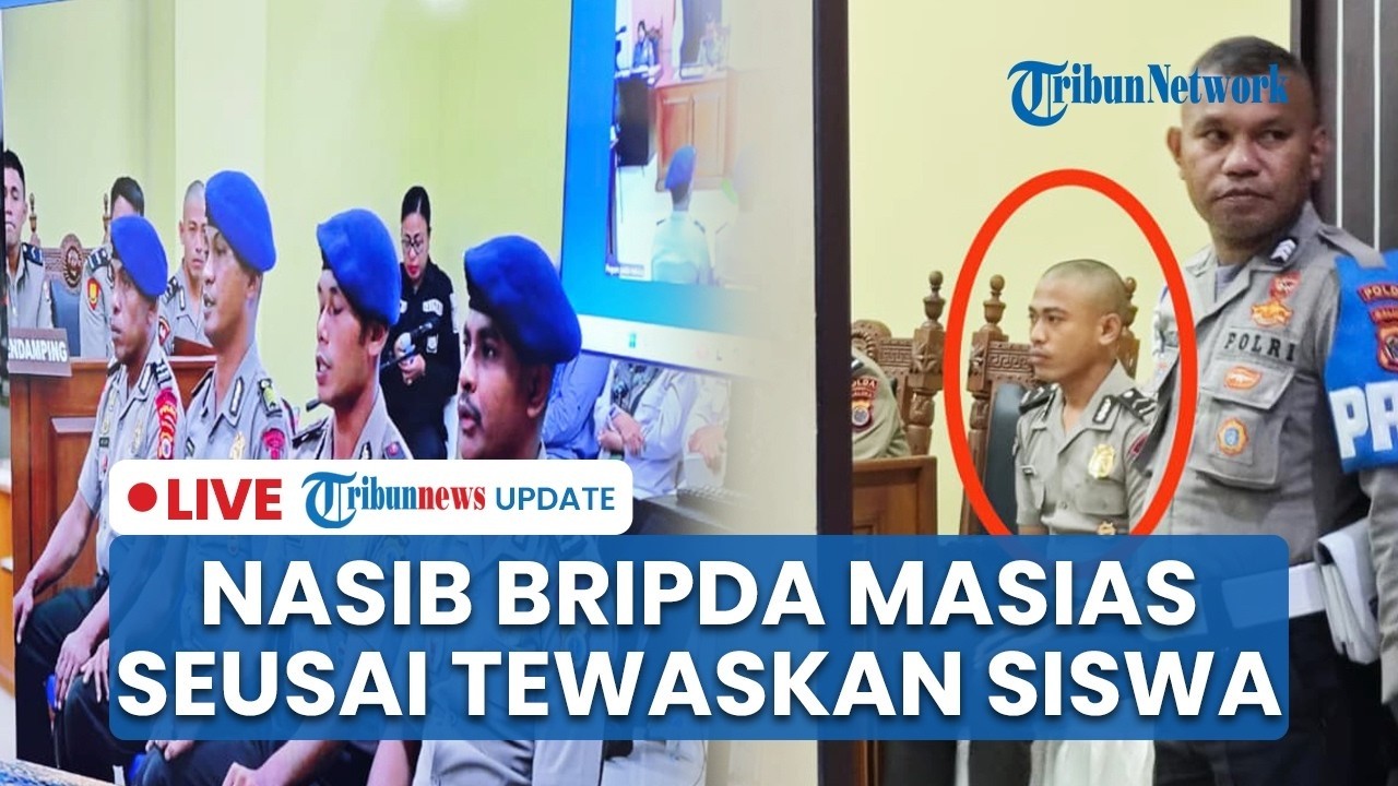 🔴LIVE: Nasib Bripda Masias Penganiaya Siswa hingga Tewas, Kakak Korban Pakai Infus Beri Kesaksian