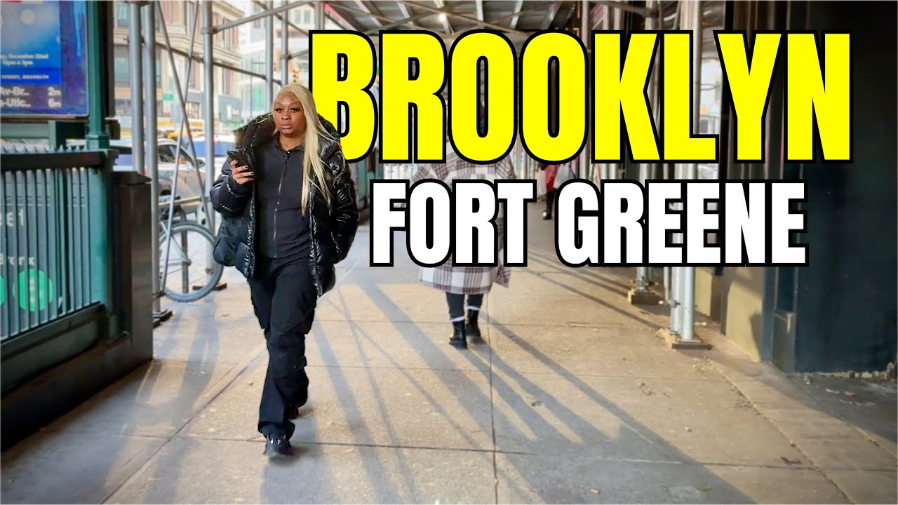 NEW YORK CITY Walking Tour [4K] - BROOKLYN - FORT GREENE