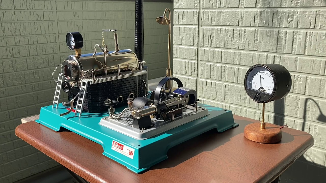 (modified) Wilesco D18 test run
