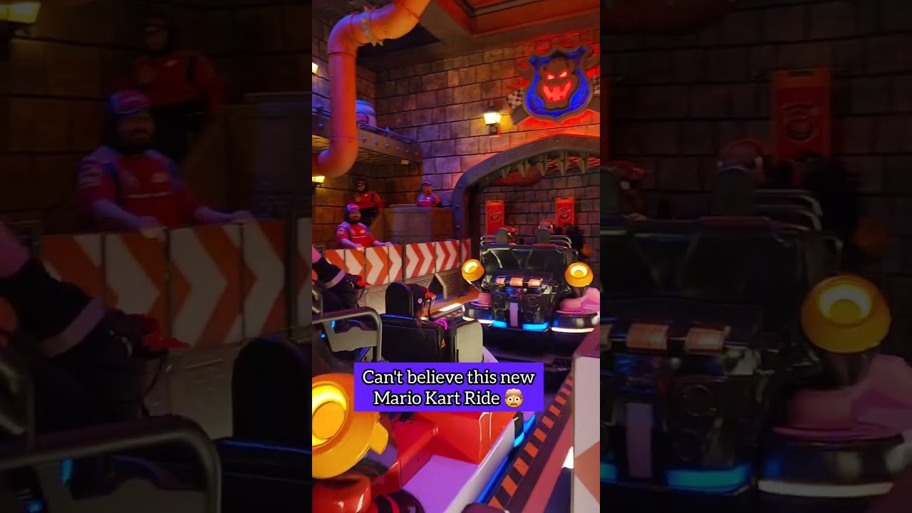 New Mario Kart ride is Unbelievable 🔥🔥 