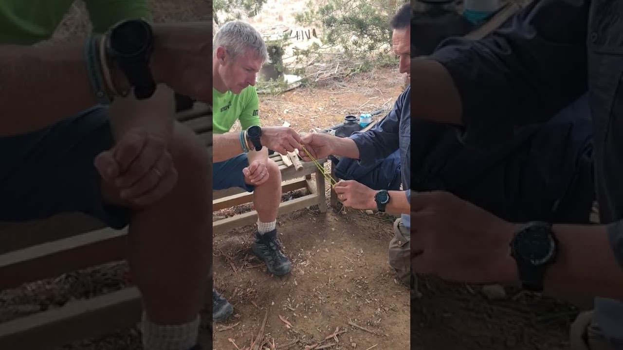 How to make a friendship bracelet for Forest School.