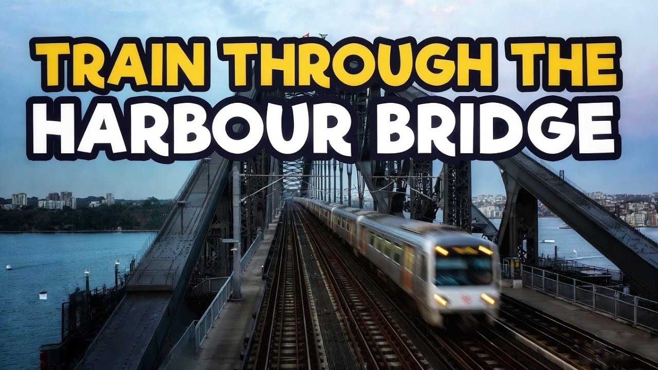 Views from the Coathanger: Sydney Harbour Bridge and City Trains🚂 