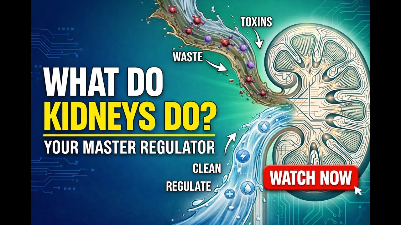 What do Kidneys do? Body's Master Regulator!