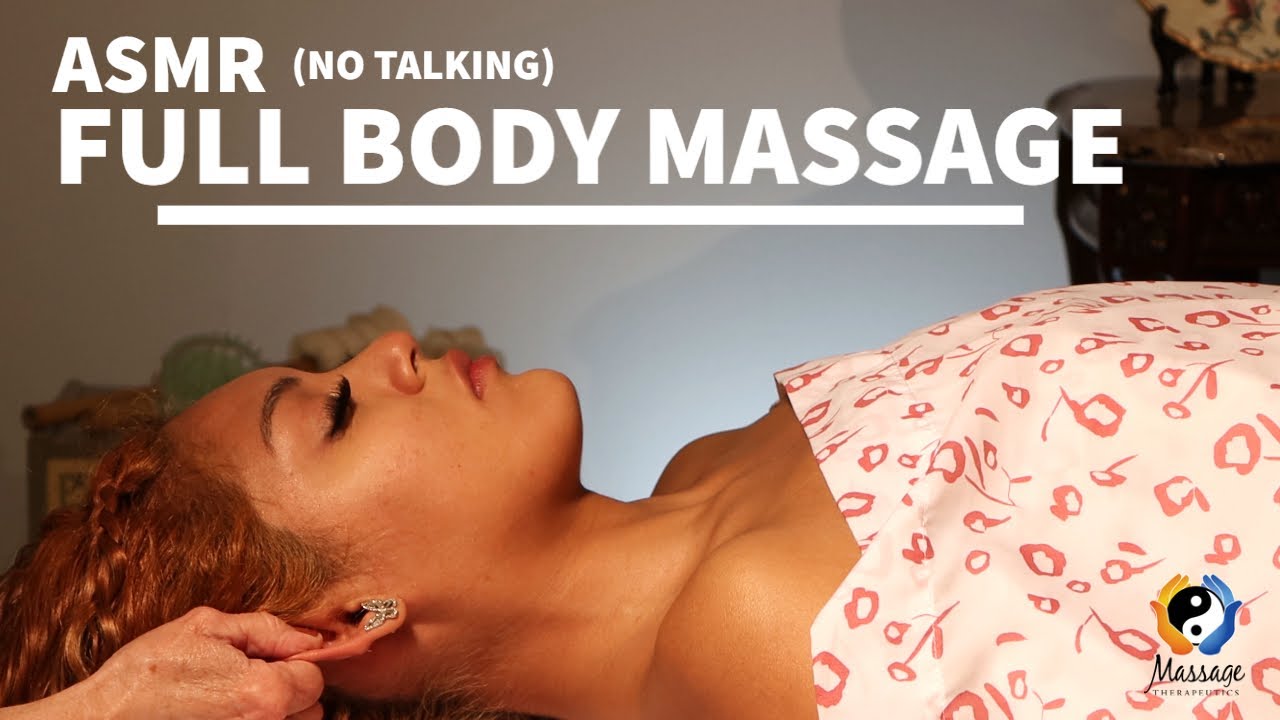 ASMR (No Talking) Full Body Massage #3 with Music | 4K