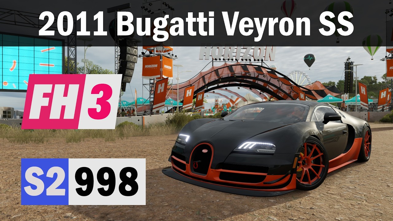 Forza Horizon 3 - 2011 Bugatti Veyron Super Sport, Race