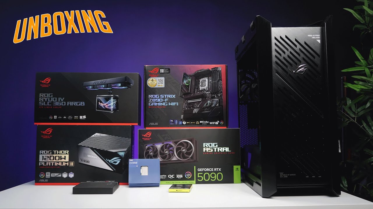 Распаковка ПК ROG за 350 тыс. ₱ | Intel® Core™ Ultra 9 285K | ROG Astral RTX 5090