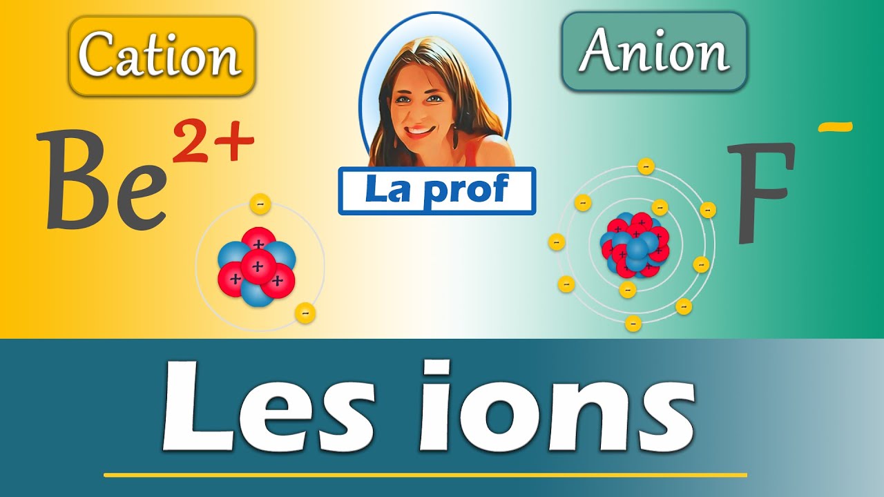 Les IONS - Anion et Cation | Physique - Chimie | Coll&egrave;ge - Lyc&eacute;e