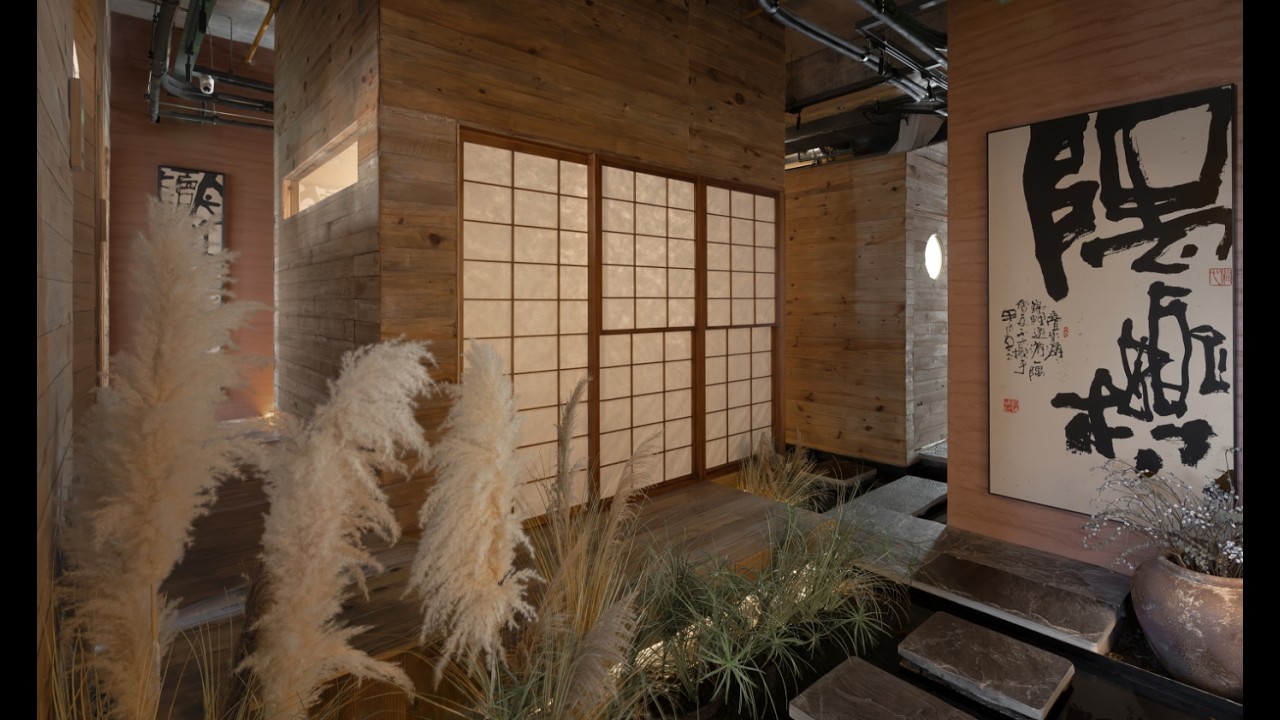 YUYUE Tea House Design, The limited scenery is beautiful, and the limited feeling is delicious.