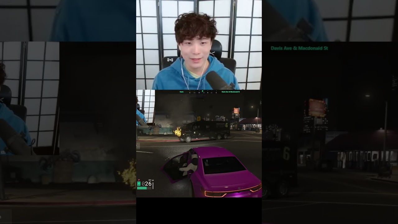 Yuno freaking out #gta #nopixel #yunosykk #sykkuno