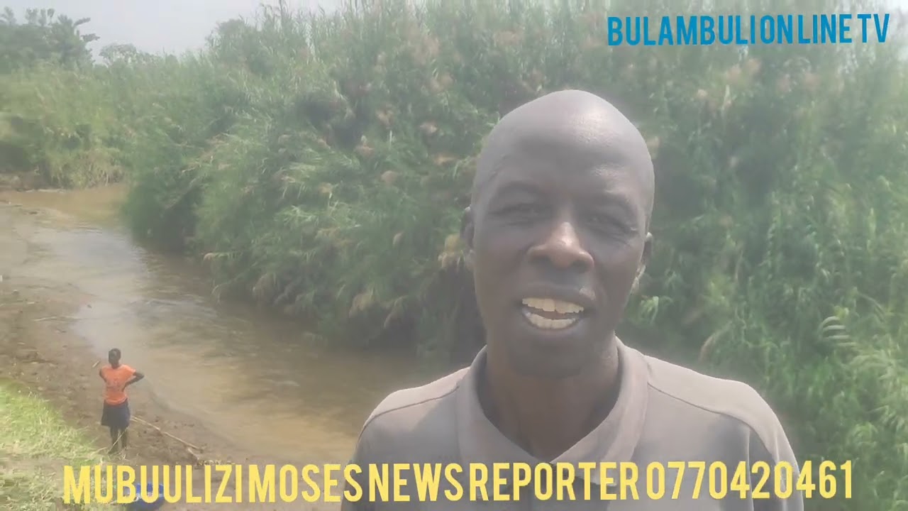 BULAMBULI PEOPLE APPRECIATE COLONEL DAVID WATASA TO BUILD A BRIDGE CROSSING TESO