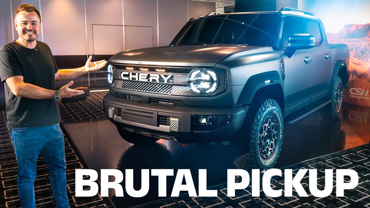 CHERY reveals TOUGH looking Ranger killer with 3500kg towing, hybrid and lux interior